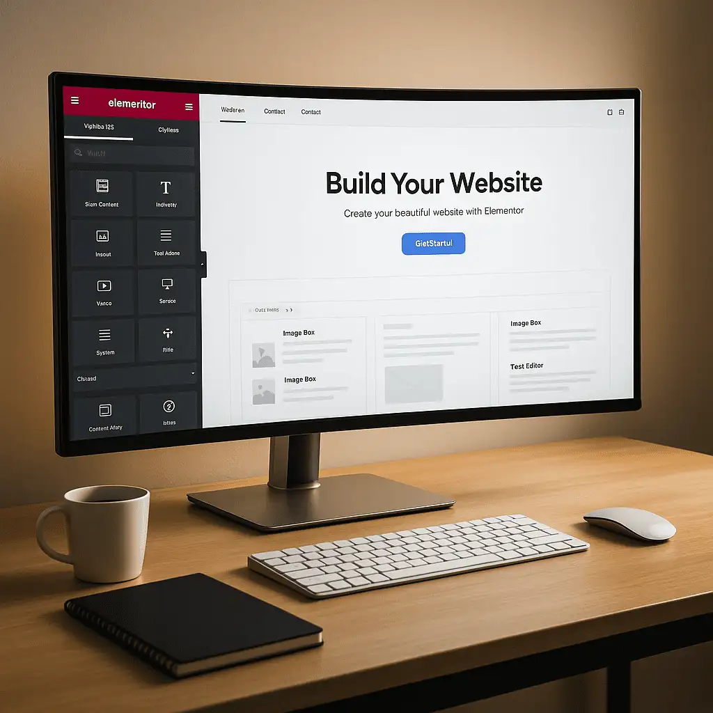 The Digital Bird Web Designer desk