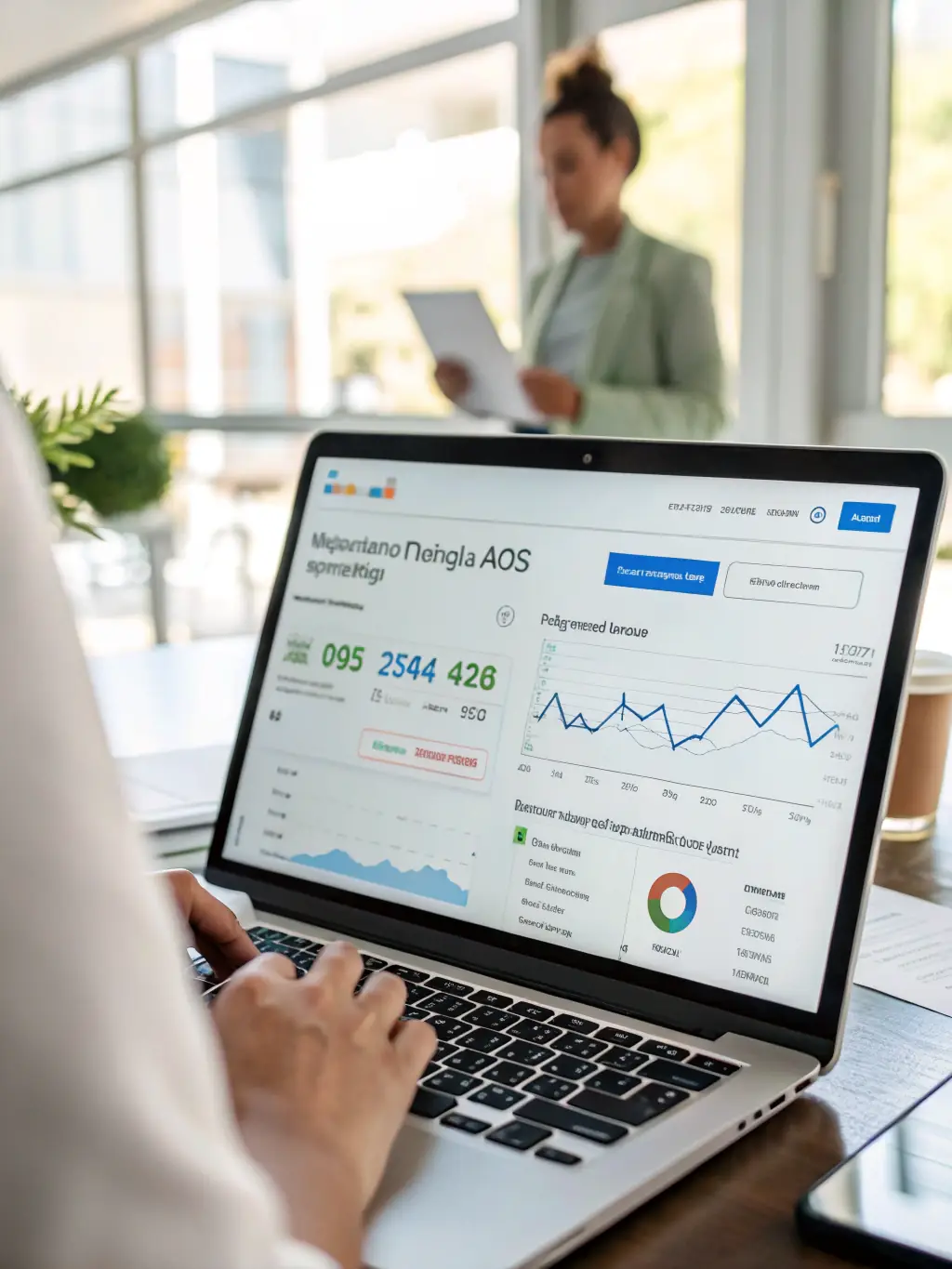 An image illustrating a Google Ads campaign setup, with targeted keywords and ad copy, showcasing The Digital Bird's expertise in paid advertising.